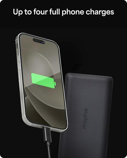 Mophie Powerstation Slim 20,000mAh Power Bank | Thin Extended Power | 15W, Multi-Device