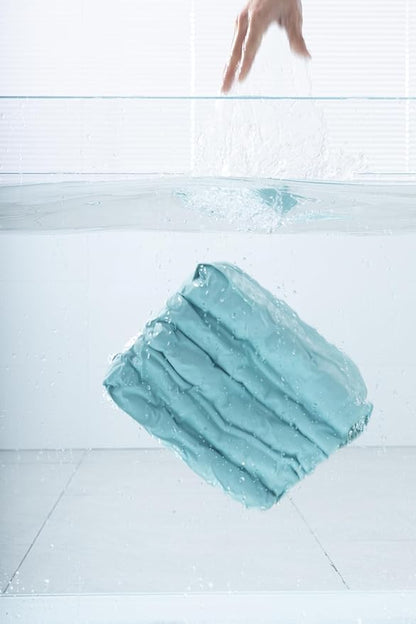 NeatNest 6 Pack Cube Vacuum Storage Bags – 3 Medium & 3 Large, Box-Shaped Space Saver Bags with Vacuum or Hand Press, Durable PE+PA Material for Comforters, Clothes, Pillows