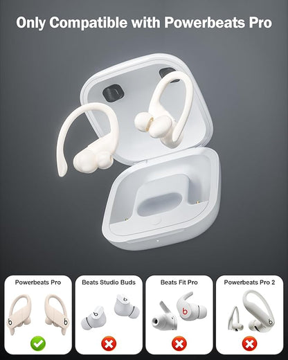 Charging Case Replacement for Powerbeats Pro: Beats Earbuds Charger Case with Bluetooth Pairing Sync Button, 700mAh Battery, Earbuds Not Included