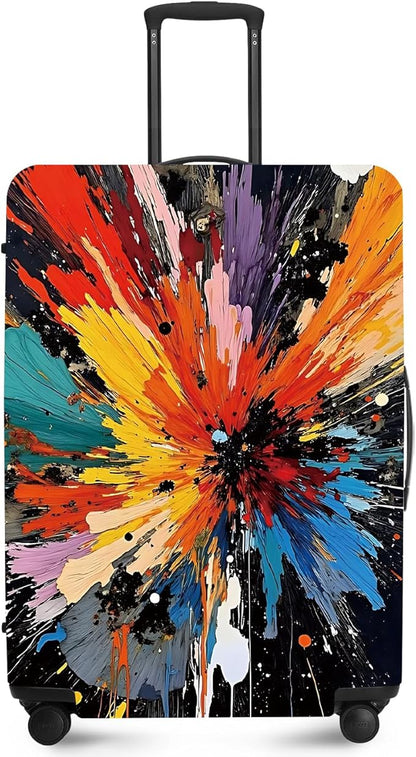 ANNA QUEEN Travel Luggage Cover Suitcase Protector Suitcase Cover Anti-Scratch,Stretchable Bag Cover Washable Durable Polyester