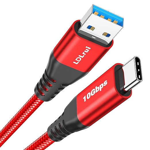 LDLrui 10Gbps Android Auto USB C Data Cable [3ft, 3Pack], 3.1A USB C 3.1 Gen2 Cable Data Transfer, Type C CarPlay Fast Charging for iPhone 16 15 Pro/Pro Max/Plus, Samsung T7, Galaxy S23 S22 Ultra, SSD