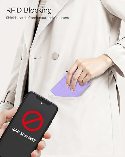 Women's Small Wallet - Sleek & Secure - RFID Blocking Compact Wallet with Slim Lightweight Pop Up Credit Card Holder, Premium Leather Capacity 11+ Cards Plus Cash & ID, Gift for Her