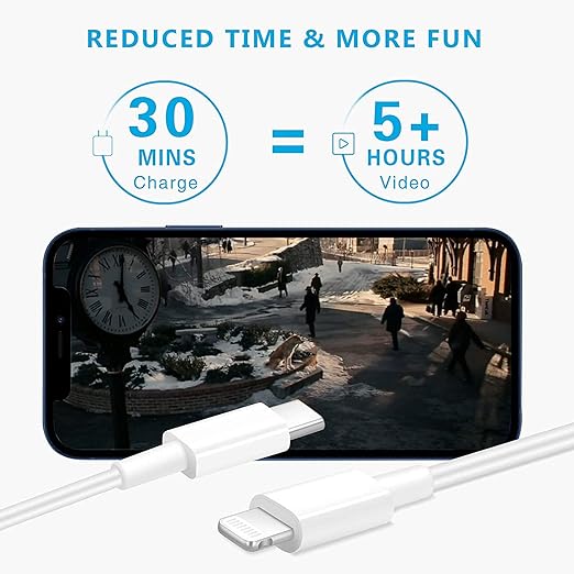 iPhone 14 Charger,Fast Charger iPhone [MFi Certified]Type C Charger USB C to Lightning Cable 20W Fast Charging Adapter Block for iPhone 14/14 Pro/13Pro Max/iPhone 12 Mini/12 Pro Max/11/XS/XR/X/SE/iPad