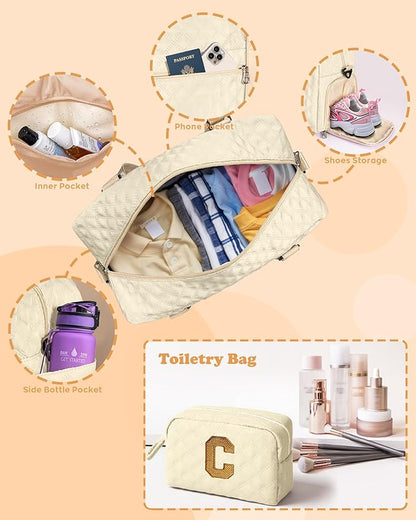 Stocking Stuffers for Women Girls Kids: Christmas gifts Duffel Overnight bags, Dance Cheer bag Sports for Girl, Gymnastics Bags, Birthday Gifts for Women Girls Kids Teens Mom Teacher