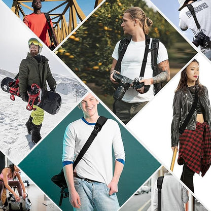 ZINMARK Shoulder Strap 79" with Cushion and Double Adjustable Buckles and Metal Hooks for Briefcase Bag, Luggage Bag and More