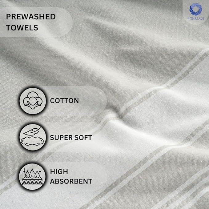 Cotton Turkish Beach Towel Towels Oversized 36"x72" Pool Absorbent Extra Large Quick Dry Sand Travel Towel (Mix, 6 Pack)