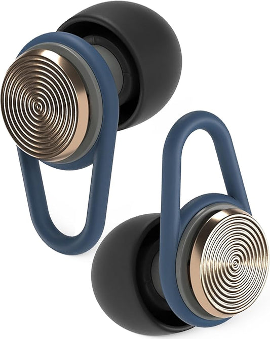 Hears One High-Fidelity Ear Plugs – Reusable Hearing Protection for Concerts, Travel, Focus & Sleep – Certified Noise Reduction 20dB SNR – Hypoallergenic Tips (4 Sizes) + Keychain Case