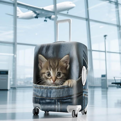 ANNA QUEEN Travel Luggage Cover Suitcase Protector Suitcase Cover Anti-Scratch,Stretchable Bag Cover Washable Durable Polyester