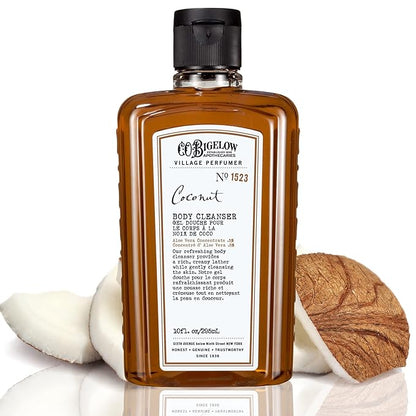 C.O. Bigelow Coconut Apothecary Duo Skin Care Gift Set, Body Wash & Body Lotion, Liquid Soap & Moisturizing Lotion, Set of 2, 10 Fl Oz