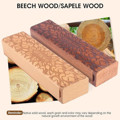 Wooden Weekly Pill Organizer 1 time a Day -Daily Pill Box, Travel-Friendly, Safe Travel 7 Day Pill Organizer, Perfect for Tracking Weekly Medication Pill Case (Beech)