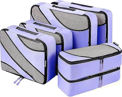 BAGAIL 6 Set Packing Cubes,Travel Luggage Packing Organizers