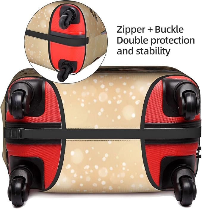 Suitcase Protector Cover - TSA Approved Luggage Cover - Washable, Anti-scratch - Small