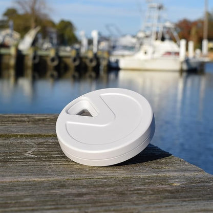 Travel RX Pill Case by Type Two Labs – Weekly 7 Day Pill Box, Compact Magnetic Organizer for Pills fits Purses or Pockets, Rugged Daily Caddy Holds Vitamins, Supplements and Medication. (White)