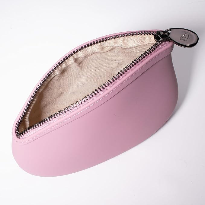 Small Makeup Bag by Pudinbag | The Premium Silicone Purse Bag | Vegan Hygenic Eco-friendly | Water and Heat Resistant
