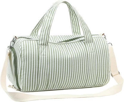 BLUBOON Duffle Bag Girls Kids Cute Gym Bag with Shoes Compartment & Wet Separation Waterproof Sports Overnight Travel Bag