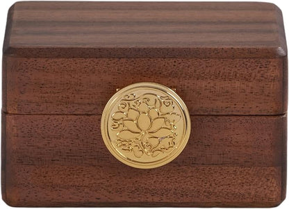 Travel Jewelry Case Wood Small Jewelry Box for Women Wood Jewelry Organizer Storage Holder For Earrings Rings Necklaces Velvet Wooden Jewelry Box With Lock