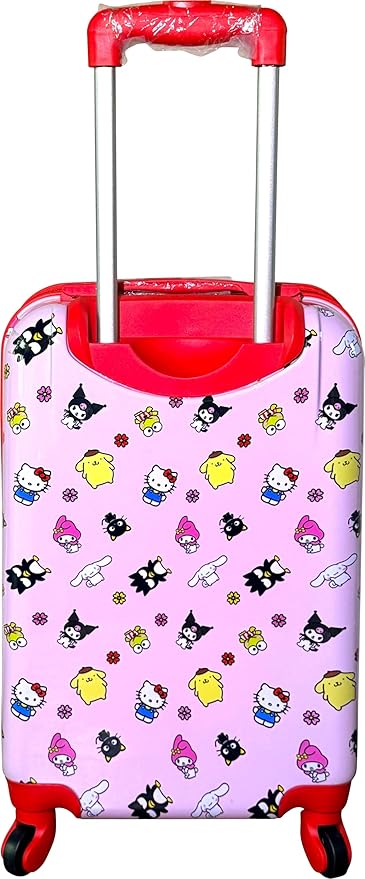 Fast Forward Kids Licensed Hard-Side 21” Spinner Luggage Lightweight Carry-On Suitcase (Hello Kitty I)
