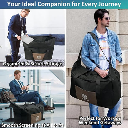 Faraday Bag for Large Electronics, Military-Grade XL Faraday Bag Protection For RF Shielding, Signal Blocking, Privacy, Signal-Blocking, Anti-tracking, Faraday Cage With 2 Detachable Faraday bags