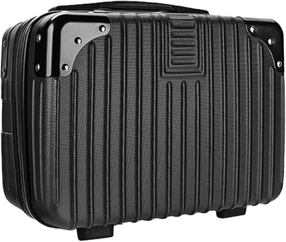 14inch Hard Shell Cosmetic Organizer Travel Train Hand Luggage Small Portable Carrying Suitcase Makeup Case Bag for Women Toiletry