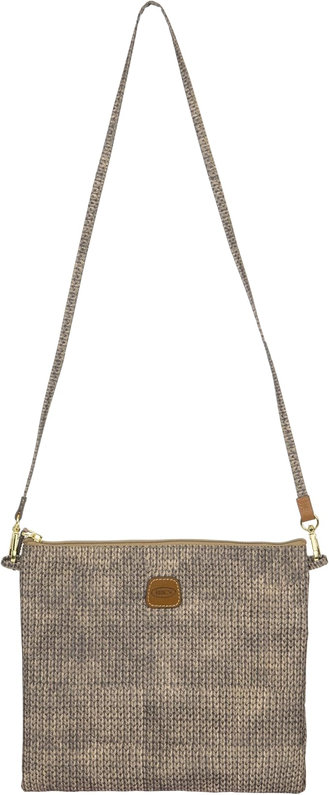 Bric's X-Collection Recycled fabric holdall medio 2in1 foldable - Wool Nut