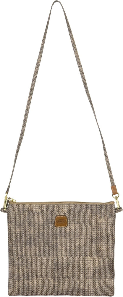 Bric's X-Collection Recycled fabric holdall medio 2in1 foldable - Wool Nut