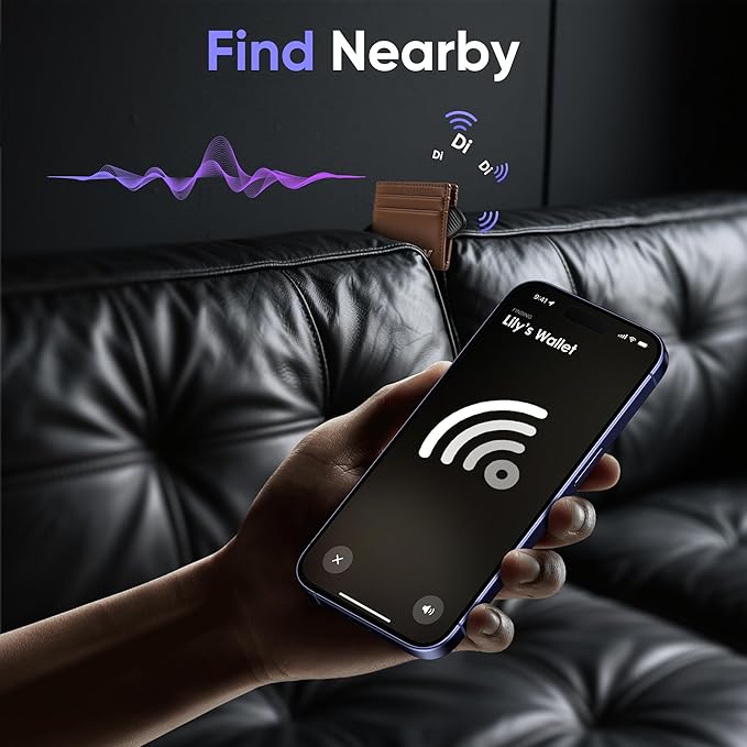 Air Tracker Tags-4 Pack: Bluetooth Tracker Work with Apple Find My (iOS only), Smart Tag Keys Finder Tracking Tags and Item Locator for Luggage Tracker, Bags, Kids, Pets, Wallet, Travel