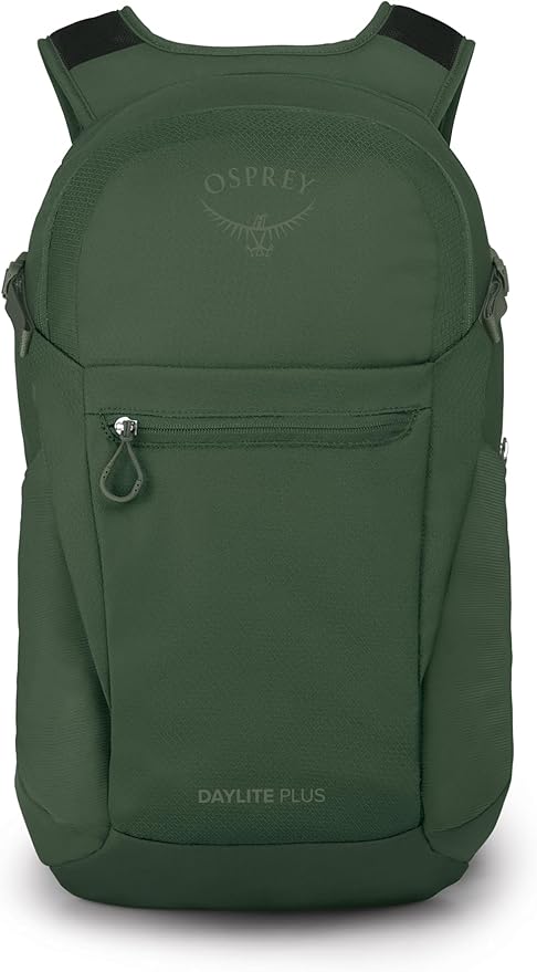 Osprey Daylite Plus Commuter Backpack – Lightweight, Everyday Pack with Laptop Sleeve and Water Bottle Pockets – Ideal for Work, School, and Travel with Versatile Storage Options, Seaweed Green