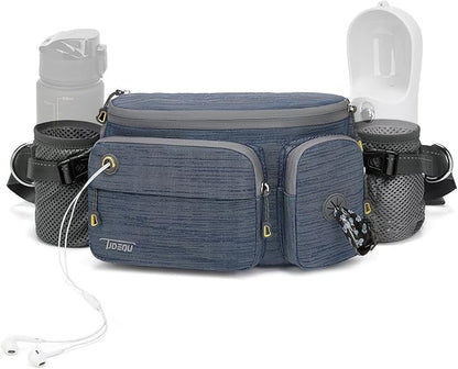 TUDEQU Hiking Fanny Pack for Men Women Large Hiking Waist Packs Mens Fanny Pack Crossbody Waist Bag for Men for Travel