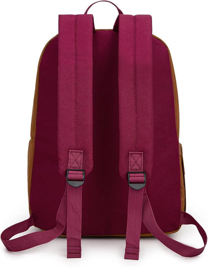 Montana West Backpack for Women Men 2 PCS Lightweight College Bookbags Casual Daypack Backpacks for Commute & Travel