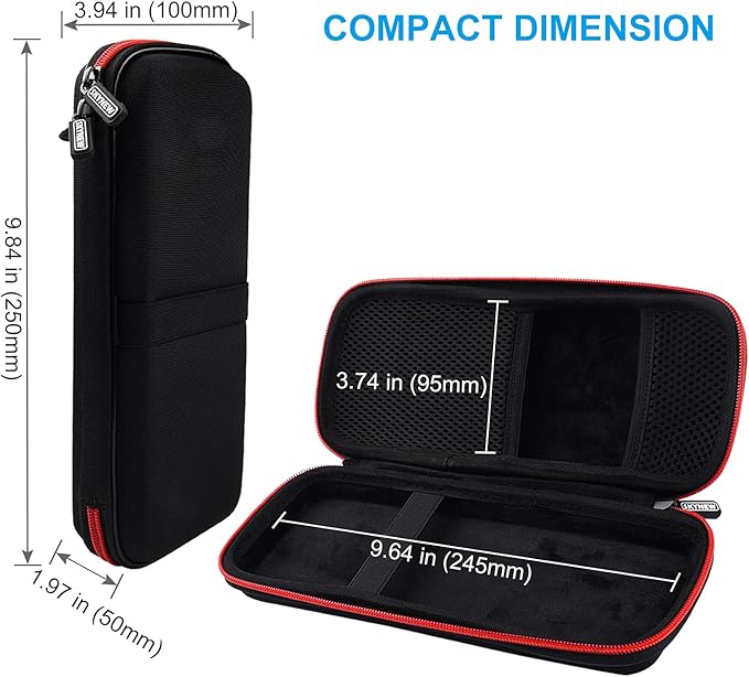 Hard Travel Case Fit for RAVPower 26800/20100/20000mAh, Anker Power Core 26800mAh/PowerCore +26800mAh, Dulla M50000 Power Bank 12000mAh, ROMOSS 30000mAh, Lab599 Tx500 Radio by SKYNEW (Large Black)