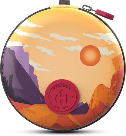 HYDAWAY Travel Case for Collapsible Bottles, Bowls & Cups - Protective Storage with Carabiner Clip - Durable, Water-Resistant, TSA-Friendly