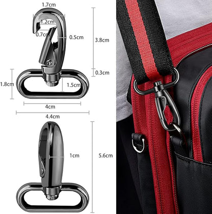 ZINZ 79" Universal Bag Strap with Neoprene Thick Padded, Fixed Pad Strap with Adjustable Buckles and Metal Swivel Hooks