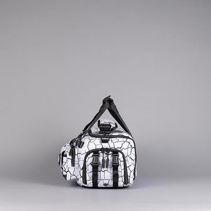 WOLFpak 20L Mini Duffle Bag for Gym & Travel | Waterproof Carry-On Weekender Bag with Shoe Compartment, Hard Bottom, and Tactical Molle System (Part 2: The Reign)