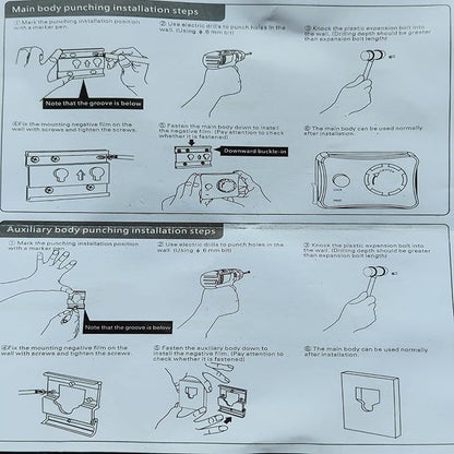 Anti-Sagging Clothes Line Thickened Steel Wire Retractable Clothesline Heavy Duty Clothesline Wall Mounted Gun Grey Finished