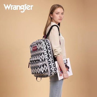 Montana West Wrangler Lightweight Backpack for Women Water Resistant 800D Casual Daypack for College, Commute, Travel & Gym