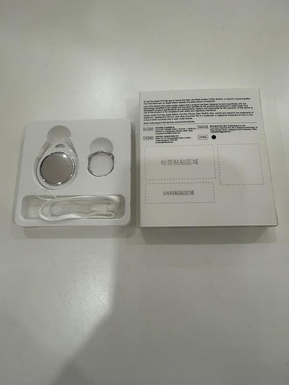 Air Tracker Tag 1 Pack, Bluetooth Item Finder Work with Apple Find My (iOS Only), Smart Tag for Luggage/Key/Suitcases/Backpack, Replaceable Battery. Olive Green