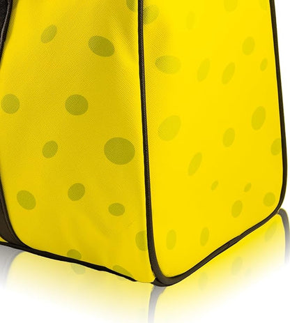 SpongeBob SquarePants Mini Duffle Bag for Kids | Small SpongeBob Travel Bag for Boys, Girls, Toddlers | Cute Character Overnight Bag for Sleepovers, School, Sports | Ages 3+