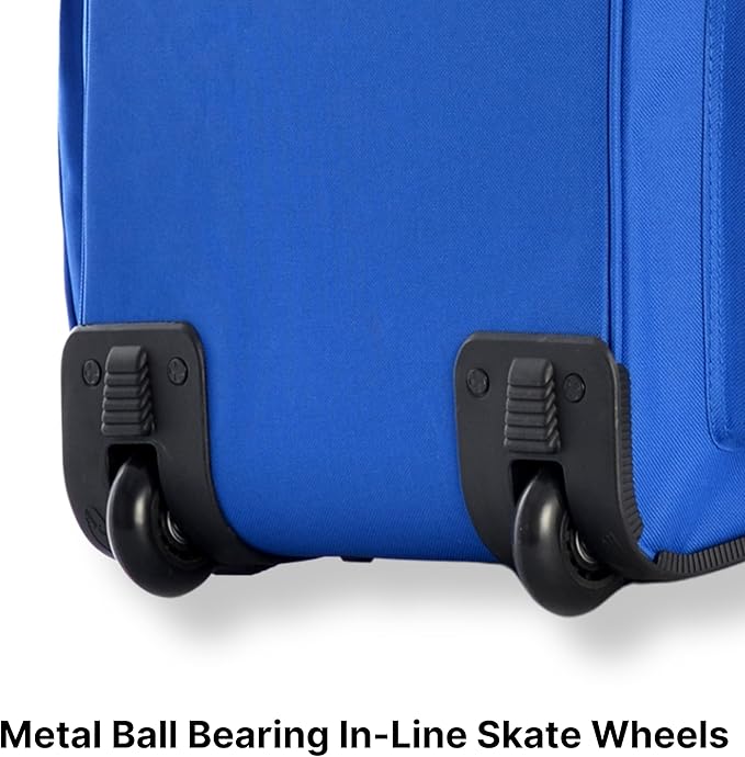 Olympia U.S.A. 29 inch Jumbo Size 8 Pockets Wheeled Rolling Duffel Bag Water Resistant Luggage Lightweight Travel Suitcase with Retractable Handle