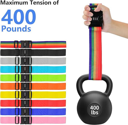 Personalised Luggage Straps with Locks for Suitcases, 2 Pack - Custom Luggage Strap with Name Embroidery, Thick Luggage Belt, Travel Suitcase Identity Straps Stitched, Heavy Duty Lockable Luggage