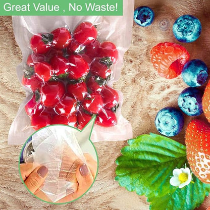 O2frepak 300 Count 6x10 Pint Vacuum Sealer Bags with BPA Free and Heavy Duty, Vacuum Seal Food Sealer Bags,Great for Food Storage Vaccume Sealer PreCut Bag