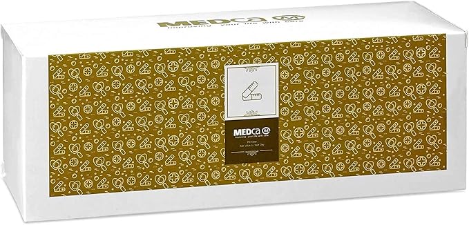Large Weekly Pill Organizer Box in Gold Leather Case - 7 Day Week Pill Planner Organizers & Medication Reminder with 4 Times a Day - Daily Compartments That is Ideal for Travel by MEDca