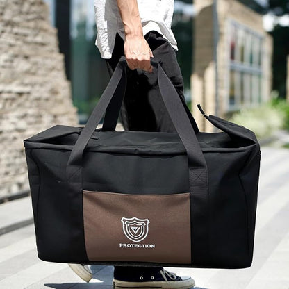 Faraday Duffel Bag - Large EMF Bag EMP Protection, RF Shielding & Signal Blocking for Data Privacy, Anti-Tracking Executive Security Faraday Duffle Bag for Electronics with 2 Detachable Faraday bags