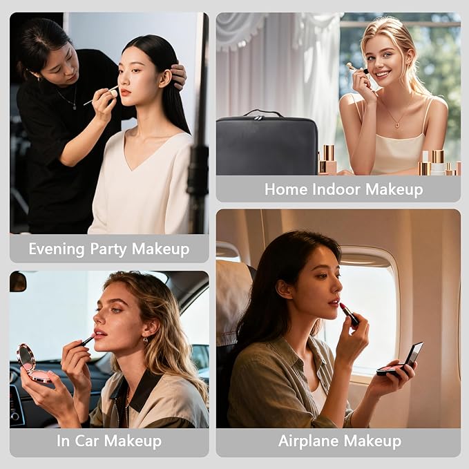 Travel Makeup Train Case Cosmetic Case Organizer Portable Artist Storage Bag with Adjustable Dividers for Cosmetics Makeup Brushes Toiletry Jewelry Digital Accessories（black,L）