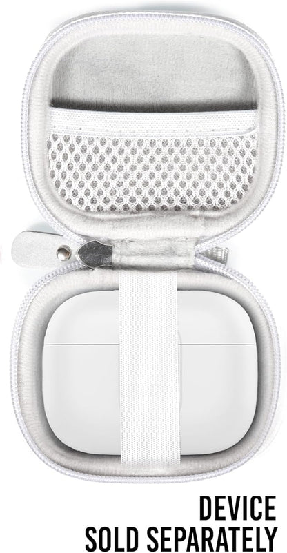getgear case for Btootos A90 Wireless Earbuds with Noise Cancelling Mic LED Display (White)