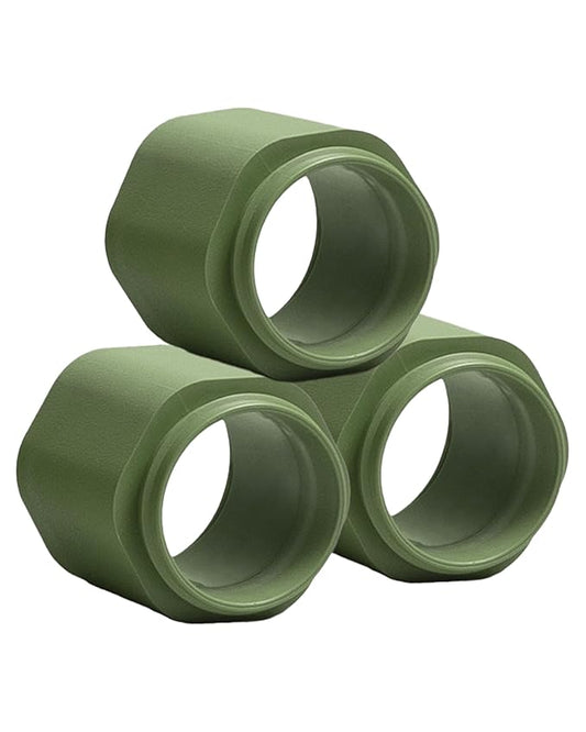 Cadence Extender - Add On to Any Flex Magnetic Containers with Lids,Extension to Travel Bottles for Toiletries - Carry On Travel Essentials For Women/Men - Adds Additional 1.43 fl oz - 3pk, Eucalyptus