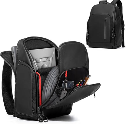 Trunab Travel backpack Compatible with Starlink Mini with Adjustable Padded, Portable Storage Bag with 15.6” Laptop Compartment and Accessories