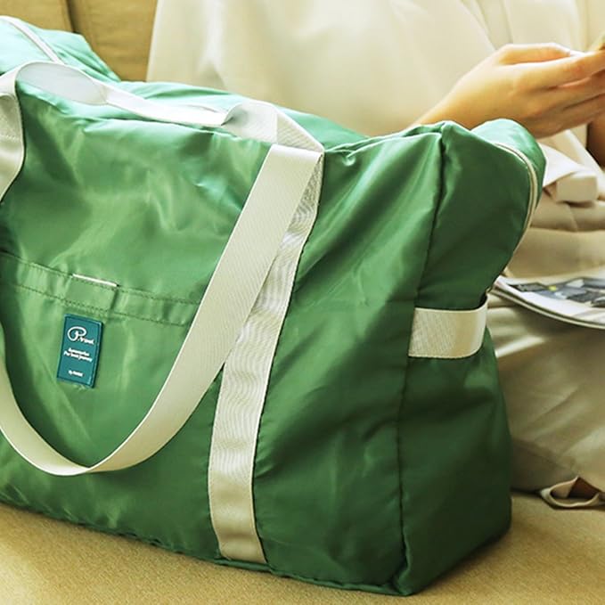 VanFn Foldable Travel Duffel Bag, Sports Duffels Gym Bag, Rainproof Nylon Totes, Sports Shoulder Handbag, Lightweight Duffle Bags For Women & Men, Outdoor Weekend Bag, P.Travel Series