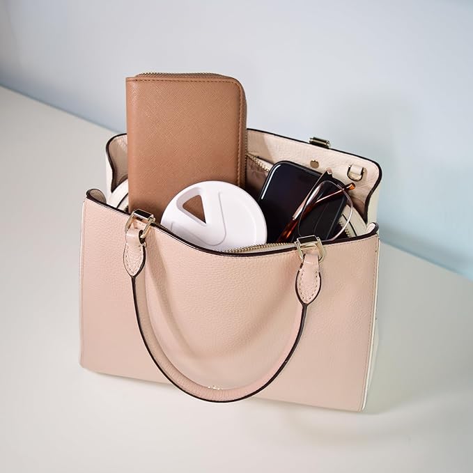 Travel RX Pill Case by Type Two Labs – Weekly 7 Day Pill Box, Compact Magnetic Organizer for Pills fits Purses or Pockets, Rugged Daily Caddy Holds Vitamins, Supplements and Medication. (White)