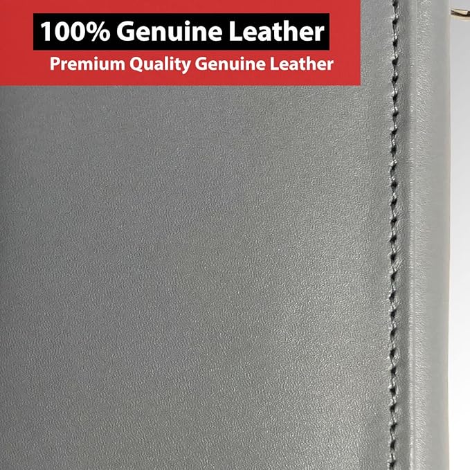 IBRO VINTAGE Motorcycle Chain Wallet for Men – Premium Cowhide Leather, RFID Tri-Fold Biker Wallet with Heavy Duty Chain for Bikers Truckers & Hunters, Credit Card Money Organizer Long Wallet