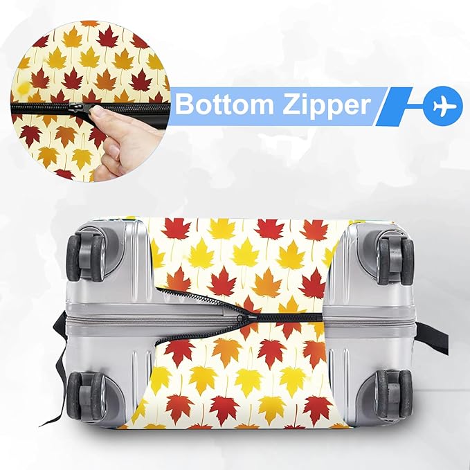 ANNA QUEEN Travel Luggage Cover Suitcase Protector Suitcase Cover Anti-Scratch,Stretchable Bag Cover Washable Durable Polyester